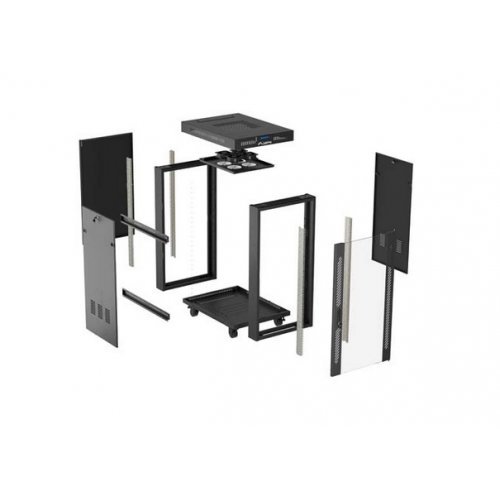Комуникационен шкаф Lanberg FF01-6824-12BL (снимка 7)