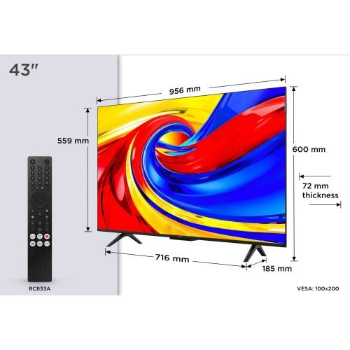 Телевизор TCL 43P7L (снимка 2)