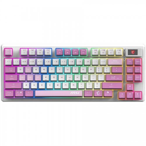 Клавиатура MSI FORGE_GK600_TKL_W_VIOLET_US (снимка 1)