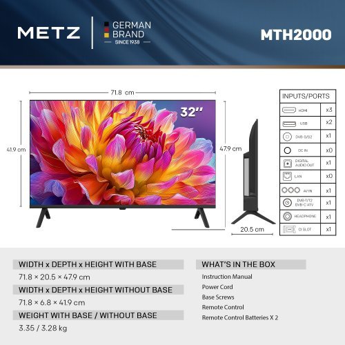 Телевизор METZ 32MTH2000Z (снимка 7)