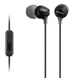 Слушалки Sony MDR-EX15AP Black MDREX15APB.CE7