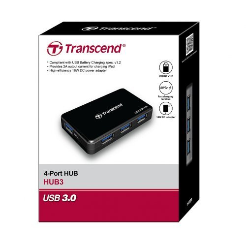 USB хъбове > Transcend TS-HUB3K (снимка 3)