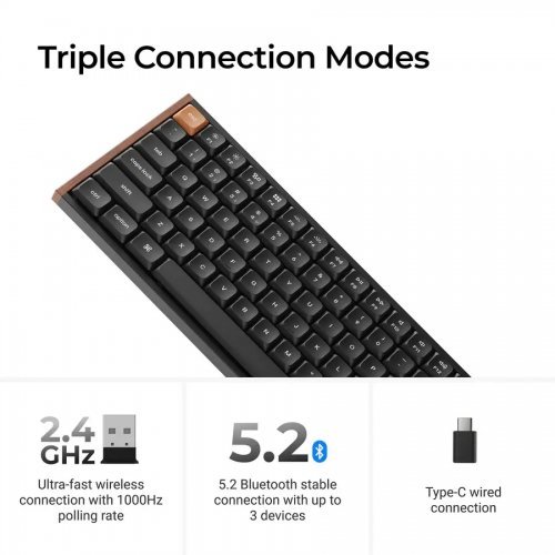 Клавиатура Keychron K3M-F1 (снимка 5)