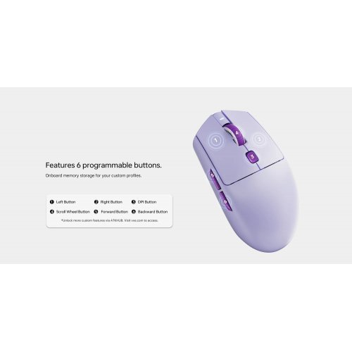 Мишка VXE VXE-V3-PRO-WH (снимка 6)