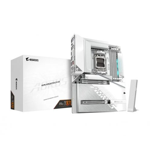 Дънна платка Gigabyte X870.A.STEALTH.ICE (снимка 1)