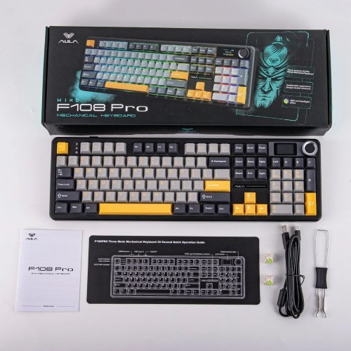 Клавиатура Aula F108-PRO-GOG-RS (снимка 13)