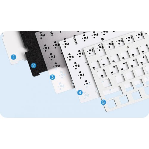 Клавиатура Aula F75-CG-RS (снимка 6)
