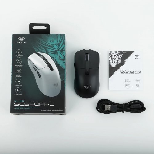 Мишка Aula SC590-PRO-BK (снимка 10)