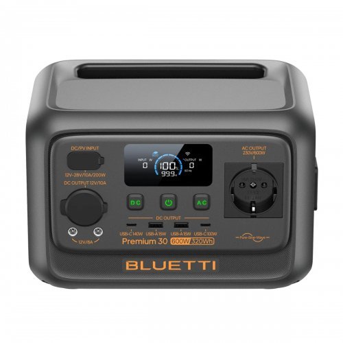 Зарядни станции за електромобили > Bluetti P-PR30V2-EU-GY-BL-010 (снимка 3)