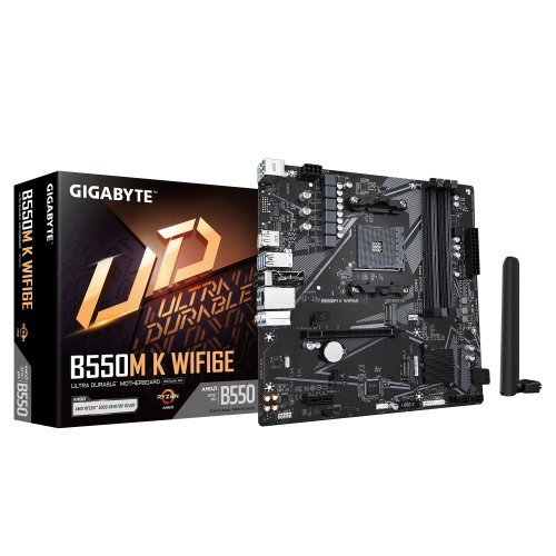Дънна платка Gigabyte B550M K WF6E (снимка 4)