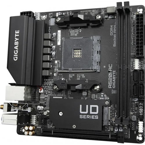 Дънна платка Gigabyte A520I AC 1.4 (снимка 3)