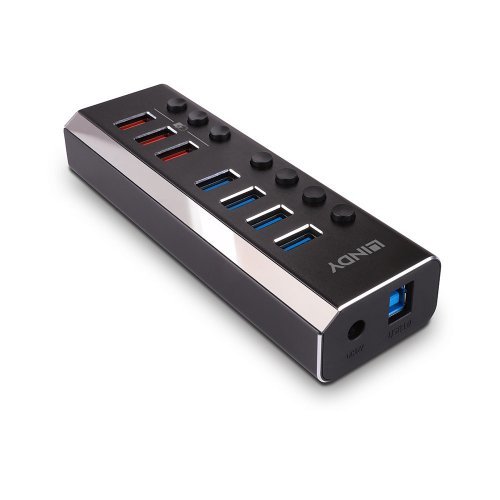 USB хъб Lindy LNY-43371 (снимка 1)