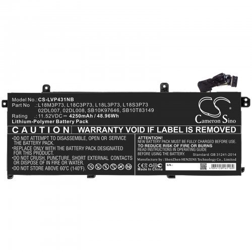 Батерия за лаптоп Cameron Sino CS-LVP431NB (снимка 1)
