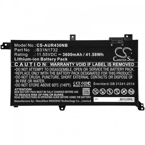 Батерия за лаптоп Cameron Sino CS-AUR430NB (снимка 1)