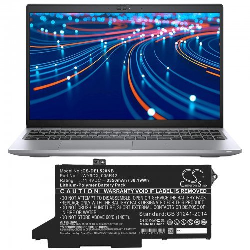 Батерия за лаптоп Cameron Sino CS-DEL520NB (снимка 3)
