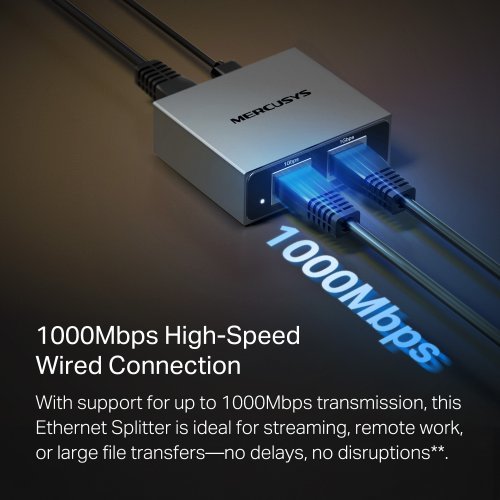 Powerline адаптер Mercusys MEH25 (снимка 4)
