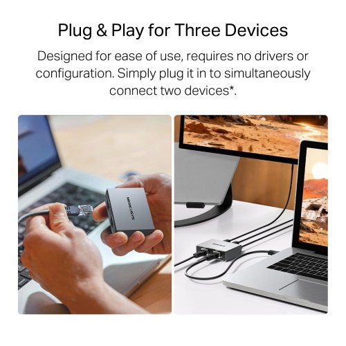 Powerline адаптер Mercusys MEH35 (снимка 5)