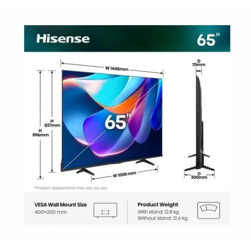 Телевизор Hisense 65A6S (снимка 2)