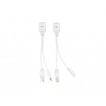 Powerline адаптер Lanberg AD-POE-0015-W