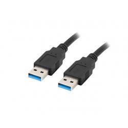 USB кабел Lanberg CA-USBA-30CU-0010-BK
