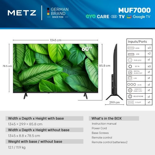 Телевизор METZ 60MUF7000Z (снимка 5)