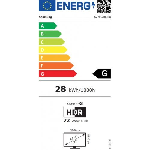 Монитор Samsung LS27FG500SUXEN_910-005823 (снимка 9)