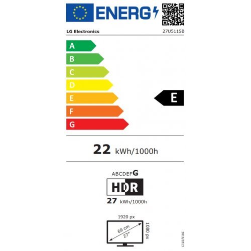 Монитор LG 27U511SB-W (снимка 6)