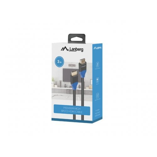 Видео кабел Lanberg CA-HDMI-15CU-0030-BK (снимка 3)