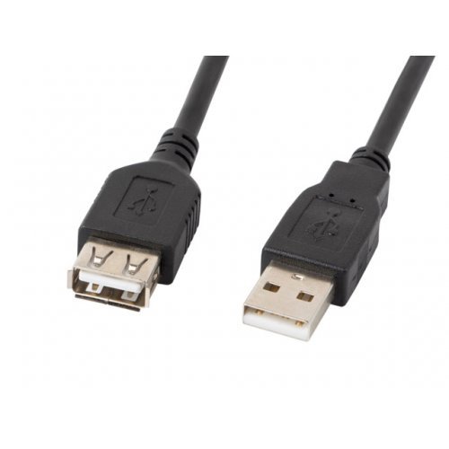 USB кабел Lanberg CA-USBE-10CC-0050-BK (снимка 1)