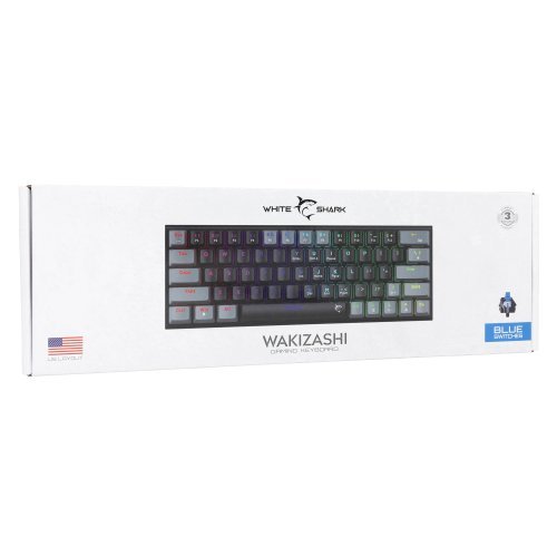 Клавиатура White Shark WAKIZASHI-2-US-B-G-BLUE.SW (снимка 7)