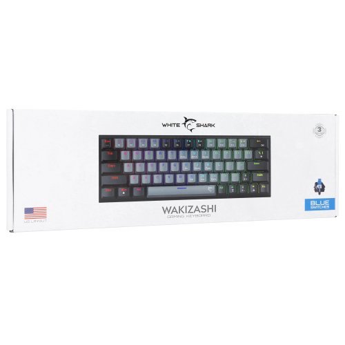 Клавиатура White Shark WAKIZASHI-2-US-G-B-BLUE.SW (снимка 6)