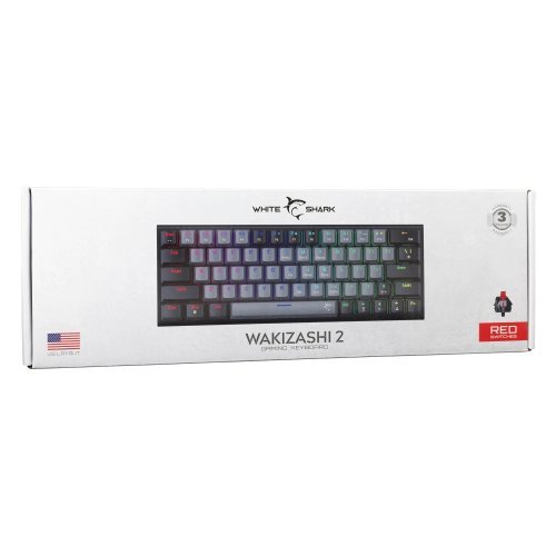Клавиатура White Shark WAKIZASHI-2-US-G-B-RED.SW (снимка 7)