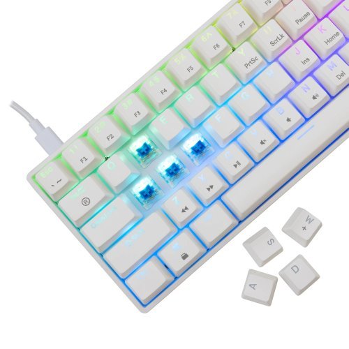 Клавиатура White Shark SHINOBI-2-W-US-BLUE.SW (снимка 4)