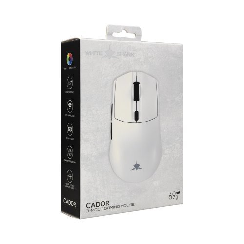 Мишка White Shark CADOR-W (снимка 6)