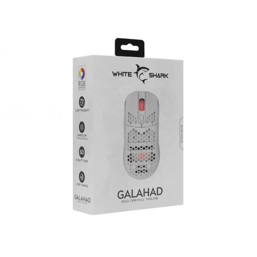 Мишка White Shark GALAHAD-W (снимка 7)