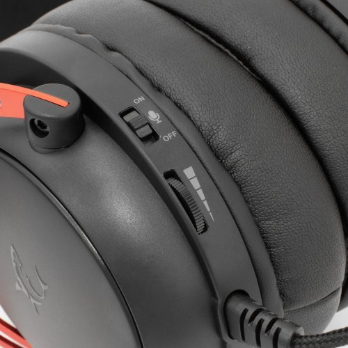 Слушалки White Shark GORILLA-BLACK/RED (снимка 5)