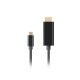 USB кабел Lanberg CA-CMHD-10CU-0005-BK