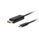 USB кабел Lanberg CA-CMDP-10CU-0030-BK