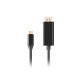 USB кабел Lanberg CA-CMDP-10CU-0030-BK