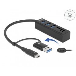 USB хъб Delock 63859