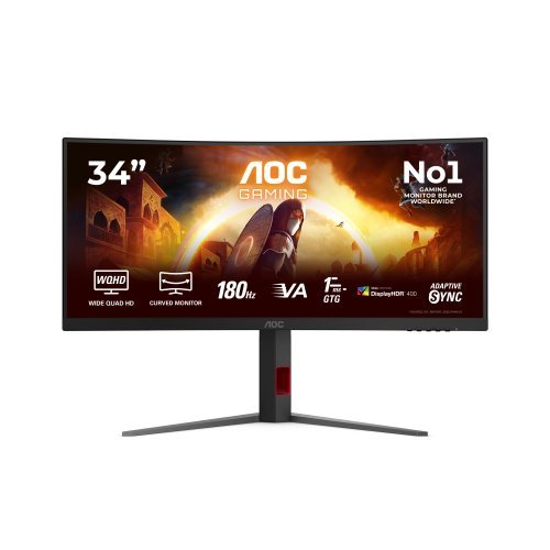 Монитор AOC CU34G4CA (снимка 1)