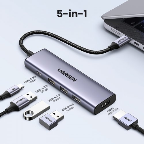 USB хъб Ugreen CM511 15596 (снимка 6)
