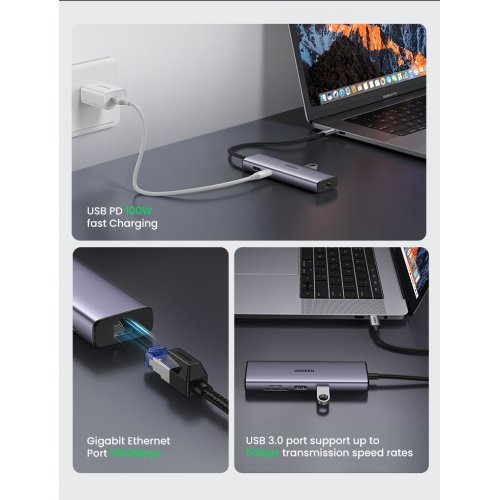 USB хъб Ugreen CM512 90568 (снимка 10)