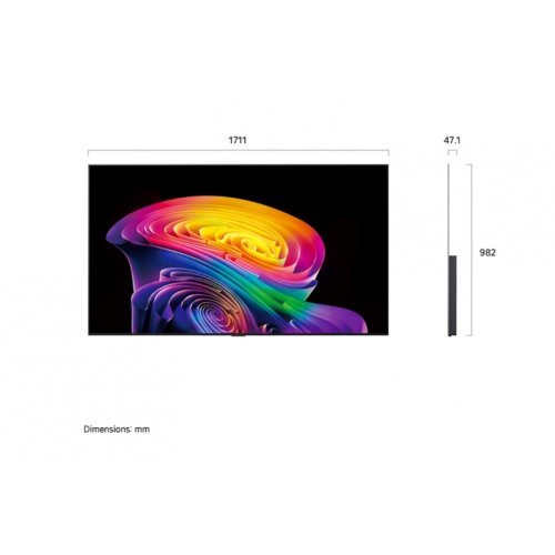 Телевизор LG OLED77C61LA (снимка 3)