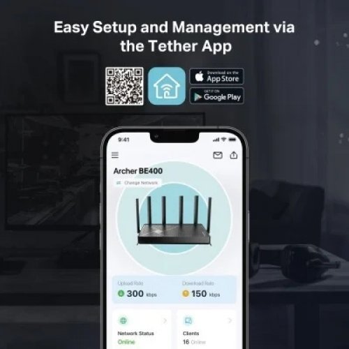 Безжичен рутер TP-Link Archer BE400 (снимка 8)