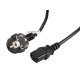 Захранващ кабел Lanberg CA-C13C-11CC-0030-BK