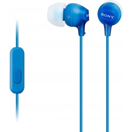 Слушалки Sony MDR-EX15AP Blue MDREX15APLI.CE7 (снимка 1)