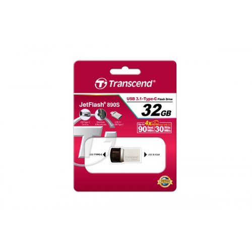 USB флаш памет > Transcend JetFlash 890S TS32GJF890S (снимка 5)