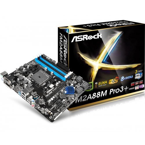 Дънна платка ASRock FM2A88M Pro3+ (снимка 1)