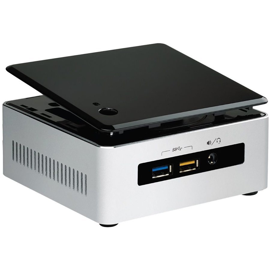 Intel NUC kit, Celeron N3050, 2.5” HDD/SSD Support, uCFF, 1x DDR3L  1333/1600MHz, 1.35V SODIMM (max 8GB), Intel HD Graphics, VGA; HDMI v1.4b,  1xLAN GbE, Intel Wireless-AC 3165 + BT 4.0